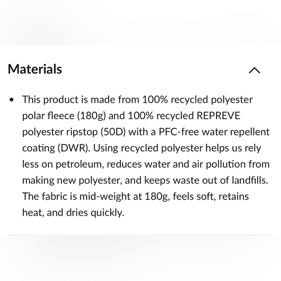 Passenger Navegado Recycled Polar Fleece Jacket Size Small - Picture 9 of 9